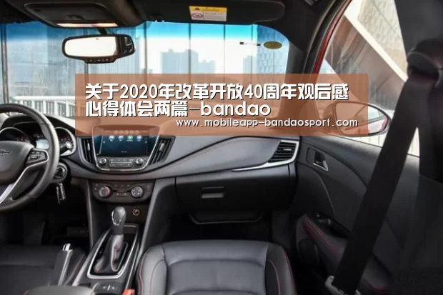 关于2020年改革开放40周年观后感心得体会两篇-bandao(图2) 半岛体育网址